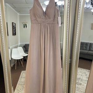 NWT Taupe Bridesmaid Dress
